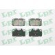 Set placute frana fata LPR pentru LOTUS ELAN, OPEL ASCONA B, C, CORSA A, KADETT D, E, MANTA B 1.0-2.4 09.75-11.95