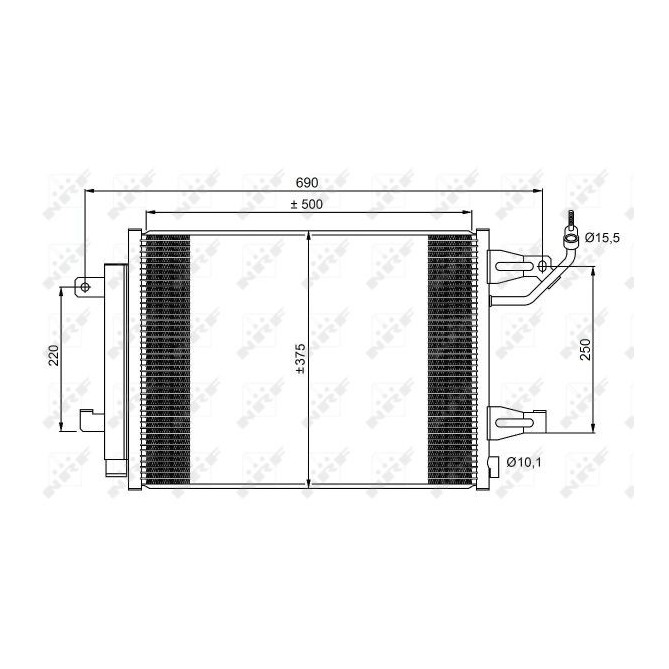 Condensator, climatizare NRF