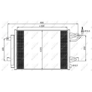 Condensator, climatizare NRF