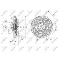 Cupla, ventilator radiator NRF