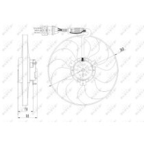 Ventilator, radiator NRF