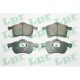 Set placute frana fata LPR pentru CHEVROLET CORSA, OPEL ASTRA G, ZAFIRA A dimensiuni 71.5 mm x 155.1 mm x 20.0 mm