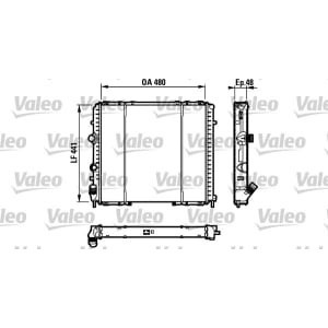 Radiator, racire motor VALEO