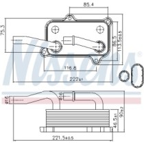 Radiator ulei, ulei motor NISSENS