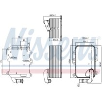 Radiator ulei, ulei motor NISSENS