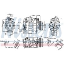 Compresor, climatizare NISSENS