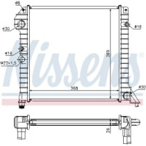 Radiator, racire motor NISSENS