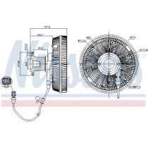 Cupla, ventilator radiator NISSENS