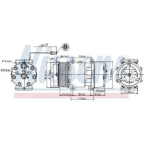 Compresor, climatizare NISSENS