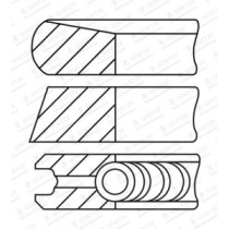 Set segmenti piston GOETZE