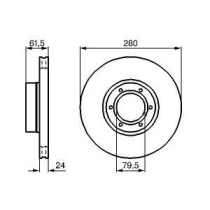 Disc frana BOSCH