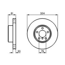 Disc frana BOSCH