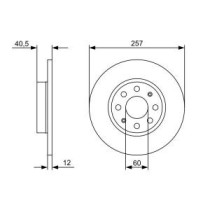 Disc frana BOSCH