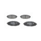 Set placute frana fata BOSCH pentru CHEVROLET CAMARO, LANOS, MATIZ, SPARK, SPARK/HATCHBACK, inaltime 48.1 mm, latime 127.0 mm, grosime 16.2 mm