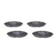 Set placute frana fata BOSCH pentru CHEVROLET CAMARO, LANOS, MATIZ, SPARK, SPARK/HATCHBACK, inaltime 48.1 mm, latime 127.0 mm, grosime 16.2 mm