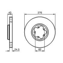 Disc frana BOSCH