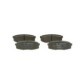 Set placute frana spate BOSCH pentru LEXUS LX, TOYOTA LAND CRUISER 200, SEQUOIA, TUNDRA 44.8mm x 116.4mm x 17.5mm