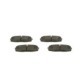 Set placute frana spate BOSCH pentru LEXUS LX, TOYOTA LAND CRUISER 200, SEQUOIA, TUNDRA 44.8mm x 116.4mm x 17.5mm