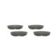 Set placute frana spate BOSCH pentru LEXUS LX, TOYOTA LAND CRUISER 200, SEQUOIA, TUNDRA 44.8mm x 116.4mm x 17.5mm