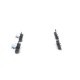 Set placute frana spate BOSCH pentru BMW 1 E81 E82 E87 E88 3 E90 E91 E92 E93 X1 E84 1.6-3.0 06.04-06.15 47.0mm 123.2mm 16.6mm