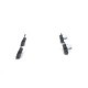 Set placute frana spate BOSCH pentru BMW 1 E81 E82 E87 E88 3 E90 E91 E92 E93 X1 E84 1.6-3.0 06.04-06.15 47.0mm 123.2mm 16.6mm