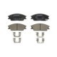 Set placute frana fata BOSCH pentru HONDA ACCORD II, HYUNDAI ACCENT, GETZ, LANTRA, PONY, SUBARU JUSTY 1.1-1.8, ECE-R90, 49mm x 127.5mm x 16mm