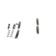 Set placute frana Spate BOSCH pentru OPEL ASTRA G, ASTRA G CLASSIC, ASTRA G/KOMBI, ZAFIRA A 1.2-2.2D 42.7mm x 104.9mm x 15.6mm