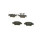 Set placute frana Spate BOSCH pentru OPEL ASTRA G, ASTRA G CLASSIC, ASTRA G/KOMBI, ZAFIRA A 1.2-2.2D 42.7mm x 104.9mm x 15.6mm