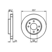 Disc frana BOSCH