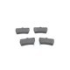 Set placute frana spate BOSCH pentru CHERY TIGGO, TOYOTA RAV 4 I, RAV 4 II 1.6-2.4, dimensiuni 54.2 mm x 78.6 mm x 13.9 mm