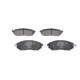 Set placute frana fata BOSCH pentru INFINITI EX, FX, G, M, M45, Q60, Q70, QX50 I; NISSAN 370Z, MURANO I, II, NAVARA, PATHFINDER III, QASHQAI I