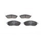 Set placute frana fata BOSCH pentru INFINITI EX, FX, G, M, M45, Q60, Q70, QX50 I; NISSAN 370Z, MURANO I, II, NAVARA, PATHFINDER III, QASHQAI I