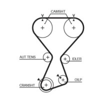 Curea de distributie GATES