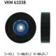 Rola ghidare/conducere curea transmisie SKF Multi V-belt pentru TOYOTA YARIS 1.0/1.3 04.99-11.10, diametru 88.1 mm, lățime 24.7 mm