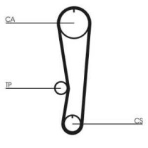 Set curea de distributie CONTITECH