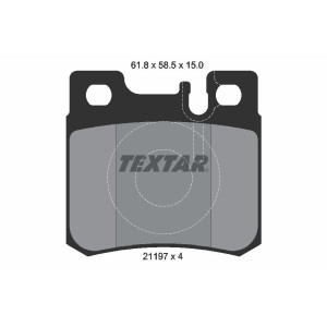 Set placute frana,frana disc TEXTAR