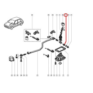 Bucsa, levier schimbator viteza OE RENAULT