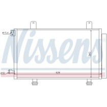 Condensator, climatizare NISSENS