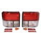 Lampa spate LED indicator transparent sticla rosu VW TRANSPORTER T4 LIFT 09.95-04.03 DEPO