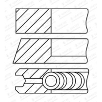 Set segmenti piston GOETZE