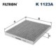 Filtru aer habitaclu carbon activat FILTRON SUBARU OUTBACK TOYOTA AVENSIS COROLLA COROLLA VERSO 1.3-3.0 20mm x 220mm x 200mm