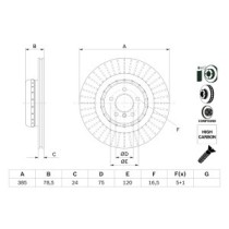 Disc frana BOSCH