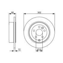 Disc frana BOSCH