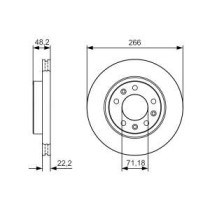 Disc frana BOSCH