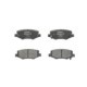 Set placute frana spate BOSCH DODGE NITRO JEEP CHEROKEE COMPASS WRANGLER III 2.4-4.0 45.4mm 116.7mm 16.7mm ECE-R90