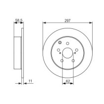 Disc frana BOSCH