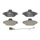 Set placute frana fata BOSCH pentru FIAT 500, PANDA, PUNTO, SEICENTO, inaltime 54.7 mm, latime 114.8 mm, grosime 15.8 mm