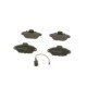 Set placute frana fata BOSCH pentru FIAT 500, PANDA, PUNTO, SEICENTO, inaltime 54.7 mm, latime 114.8 mm, grosime 15.8 mm