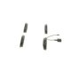 Set placute frana fata BOSCH pentru FIAT 500, PANDA, PUNTO, SEICENTO, inaltime 54.7 mm, latime 114.8 mm, grosime 15.8 mm