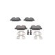 Set placute frana spate BOSCH pentru BMW 1 (E81), 1 (E87), 3 (E90), 3 (E92) 1.6/2.0/2.0D 06.04-06.13 cu instructiuni de montare